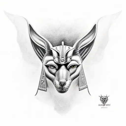 Anubis tattoo design idea