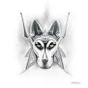 Anubis tattoo design idea