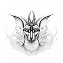 Anubis tattoo design idea