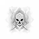 medical alert tattoo design idea