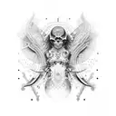situs inversus tattoo design idea