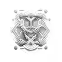 situs inversus tattoo design idea