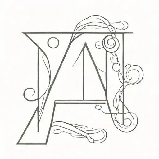 letters M T A D tattoo design idea