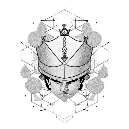 heavy is the head that wears the crown tattoo design idea