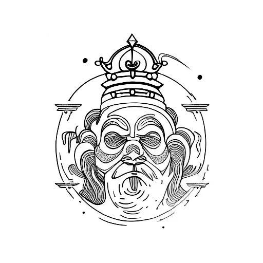 heavy is the head that wears the crown tattoo design idea