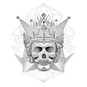 heavy is the head that wears the crown tattoo design idea
