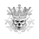 heavy is the head that wears the crown tattoo design idea