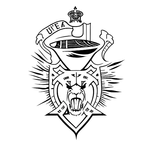 Universidad de Chile tattoo design idea