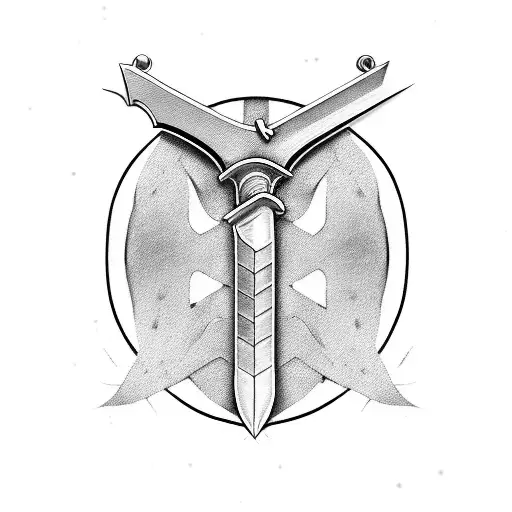 Sword tattoo design idea
