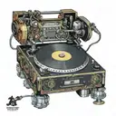 Turnable technics 1210 mk2 tattoo design idea