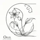 opium * ken carson symbol tattoo design idea