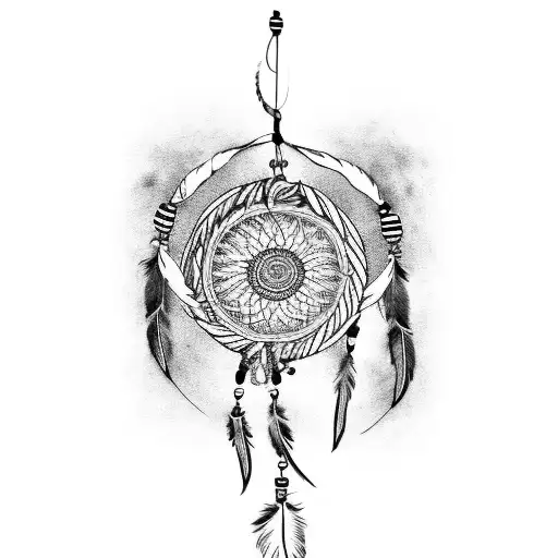 dream catcher epilepsy  tattoo design idea