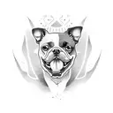 Dog tattoo design idea