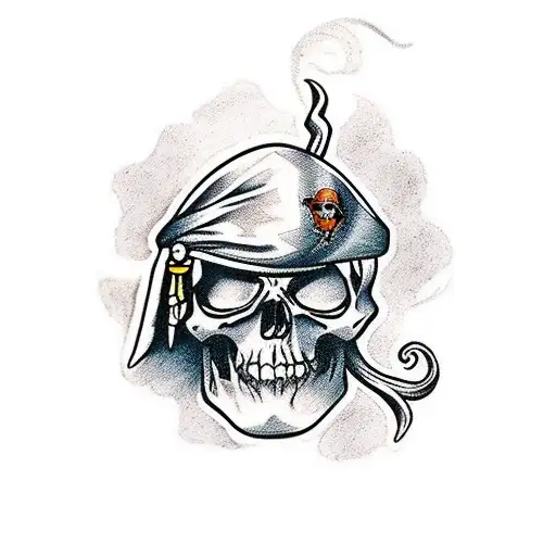pirates of the caribbean tattoo design idea