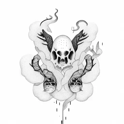 long olive vine lives tattoo design idea