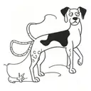 dog tattoo design idea
