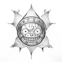  Luffy One piece tattoo design idea