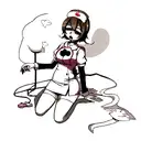 undertale nurse tattoo design idea