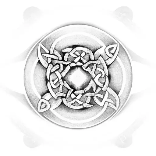 Tribal Celtic Yin Yang Tattoo Idea Blackink Ai