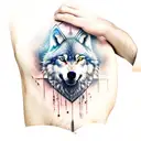 Viking, wolf, Thor, Mjolnir, sleeve  tattoo design idea