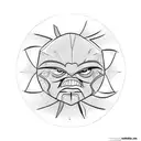 David and goliath tattoo design idea
