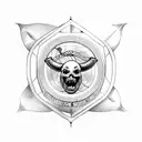 Navy seal trident tattoo design idea