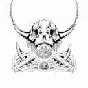 Navy seal trident tattoo design idea