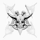Navy seal trident tattoo design idea