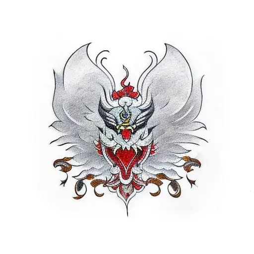 garuda tattoo design idea