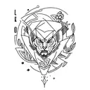 open door tattoo design idea