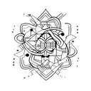 open door tattoo design idea