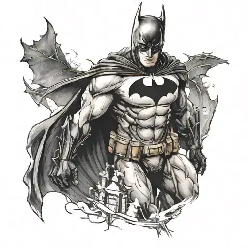batman tattoo design idea