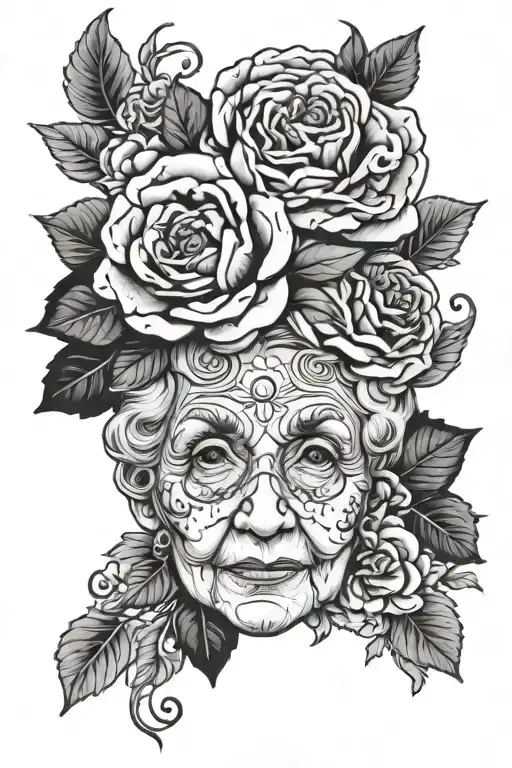 Long live grandma  tattoo design idea
