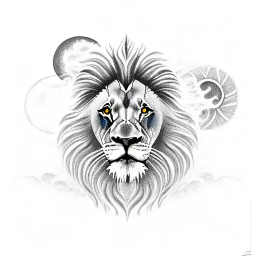 The Sun and the Lion with sword Tattoo from the ancient Persian symbols  Here is the