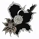 flowers, honey comb," Satan couldnt take me out. Now he's trying to wear me out; not today Satan" tattoo design idea