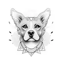 my Dog Bucky  tattoo design idea