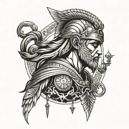 song of achilles tattoo design idea