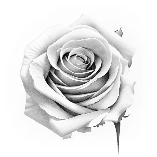 roses and petals sleeve tattoo design idea