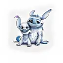 lilo and stitch, ohana tattoo design idea