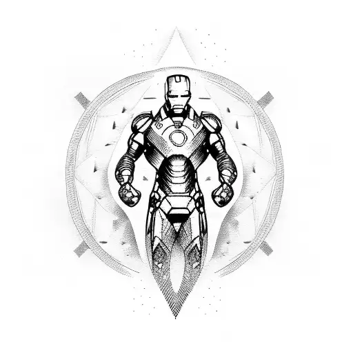 Ironman triathlon tattoo design idea