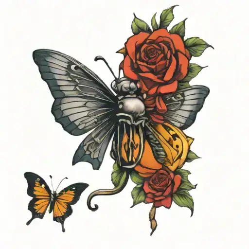 Inspired by the end music by radiohead  tattoo design idea