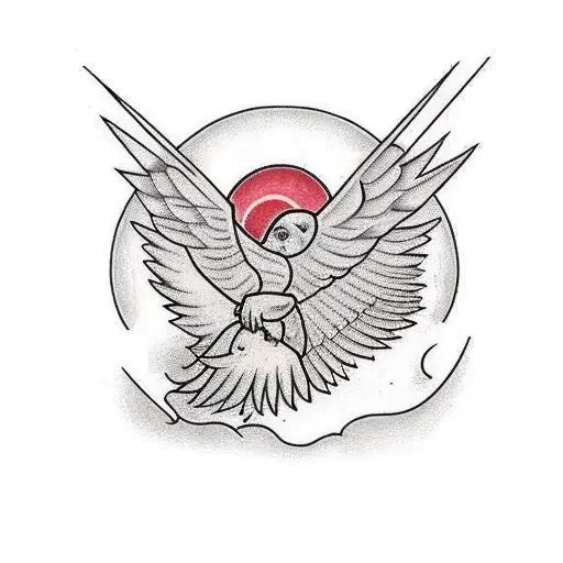 icarus falling angle tattoo design idea