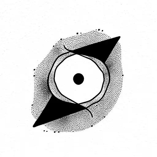 black hole tattoo design idea