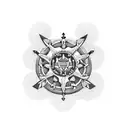 navy tattoo design idea