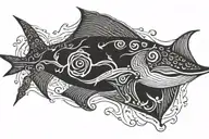 blanket ray tattoo design idea