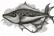 blanket ray tattoo design idea
