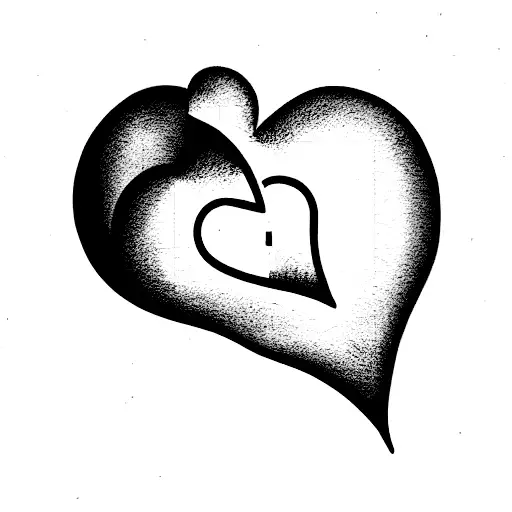 heart tattoo design idea