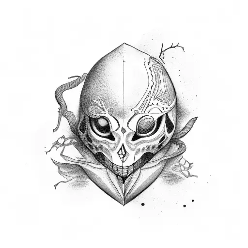 corazon roto tattoo design idea