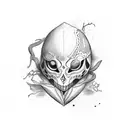 corazon roto tattoo design idea