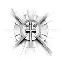 Christian Cross tattoo design idea